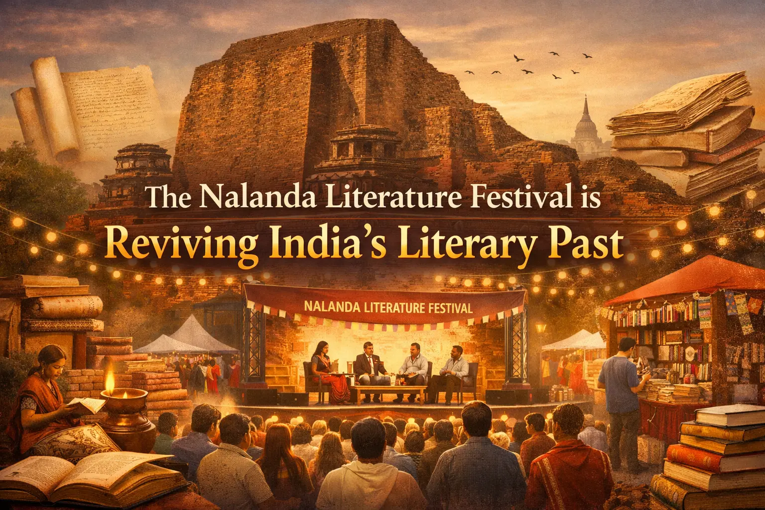 How The Nalanda Literature Festival is Reviving India’s Literary Past